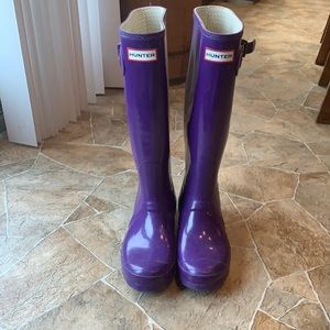 Hunter rain boots